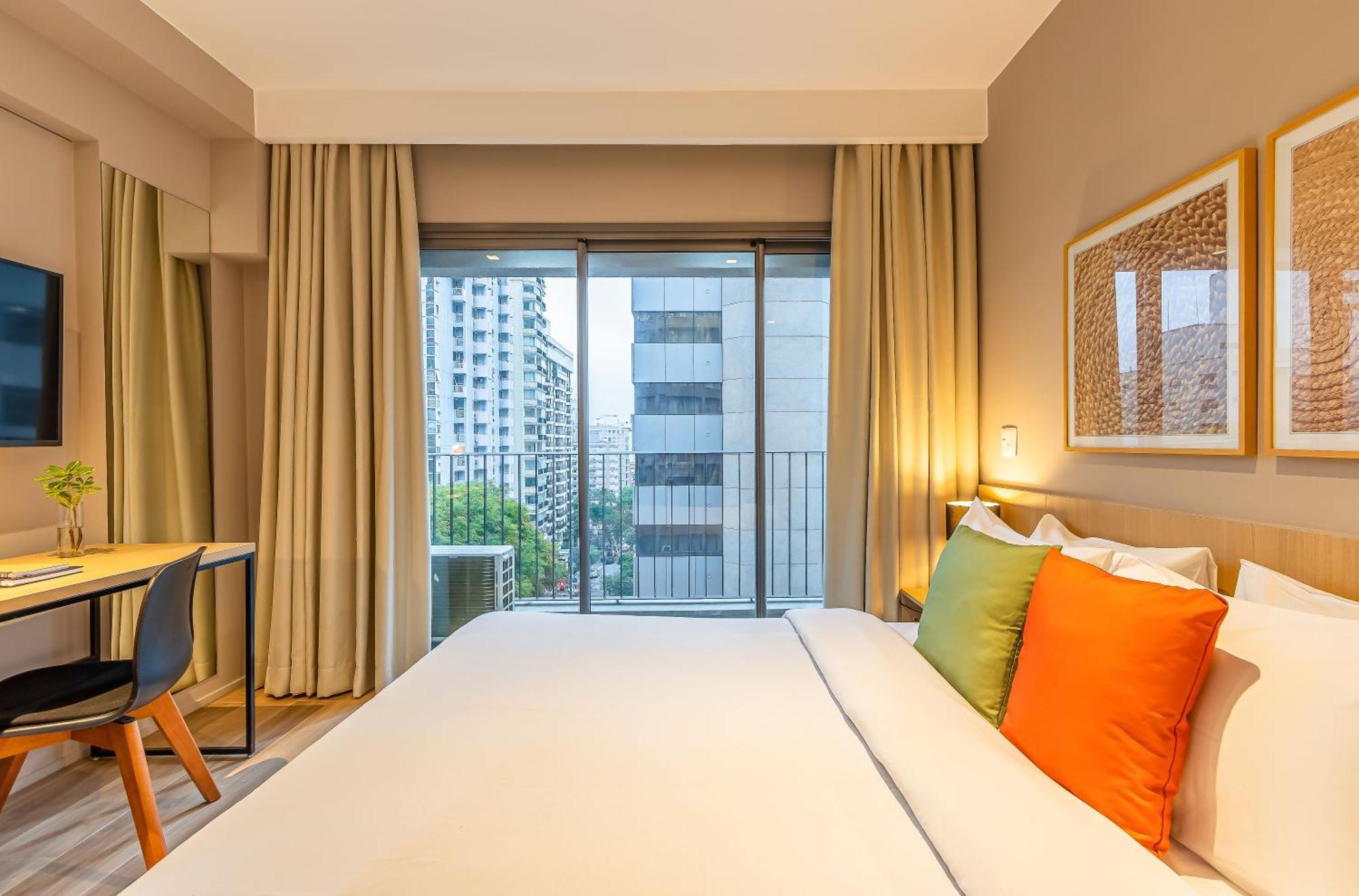 Apartamentos Proximos Ao Masp E A Metros Da Estacao Consolacao E Avenida Paulista - Next Haddock Sao Paulo Room photo