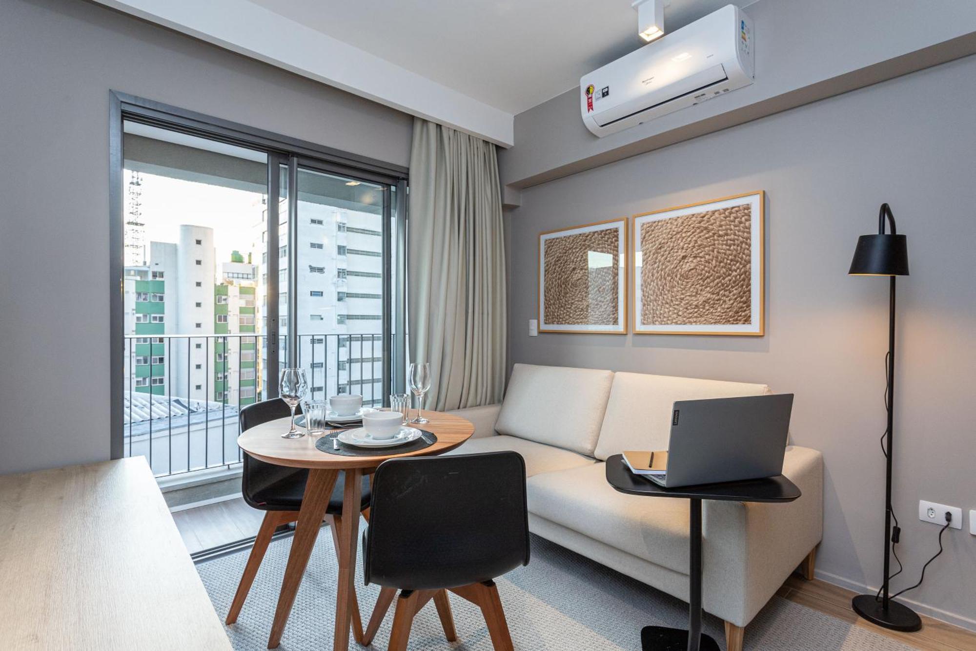 Apartamentos Proximos Ao Masp E A Metros Da Estacao Consolacao E Avenida Paulista - Next Haddock Sao Paulo Exterior photo